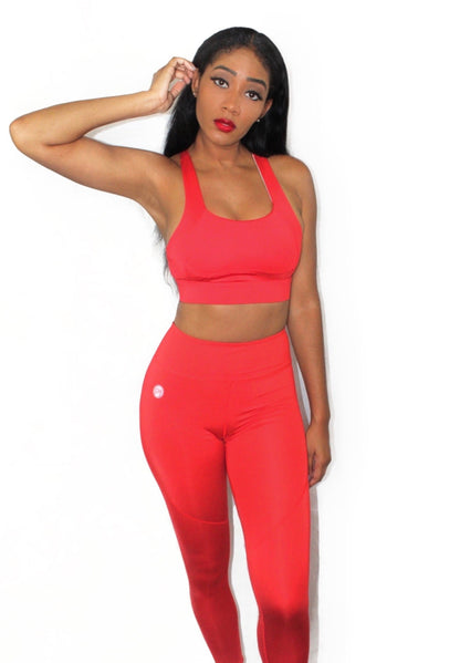 Cutout Racer Back Legging Set